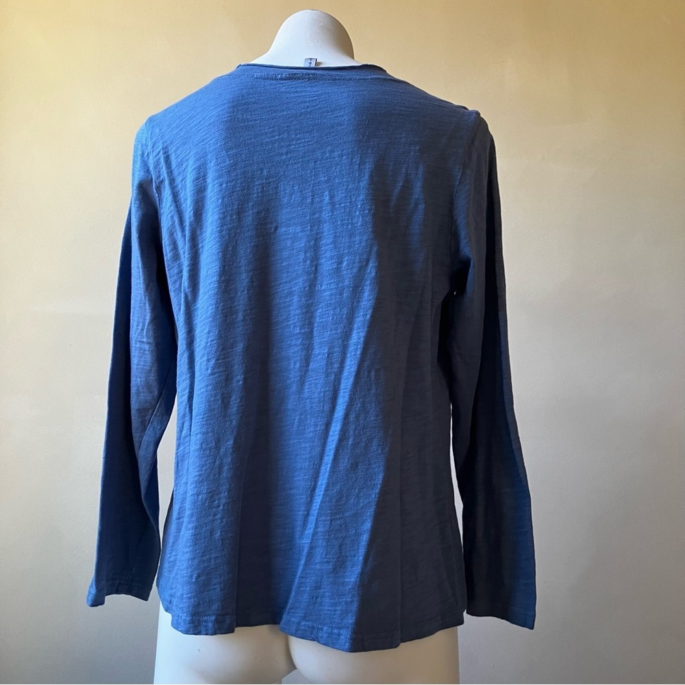 Kleen | Dusty Blue Crewneck Long Sleeve Top - Picture 2 of 6